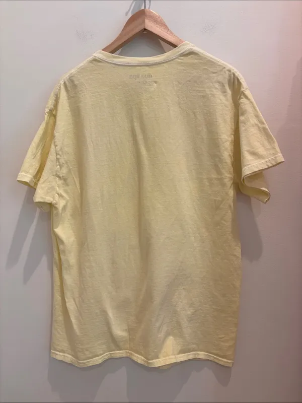 Dua Lipa Graphic Tee Yellow Houdini Size Small/Medium - Image 3