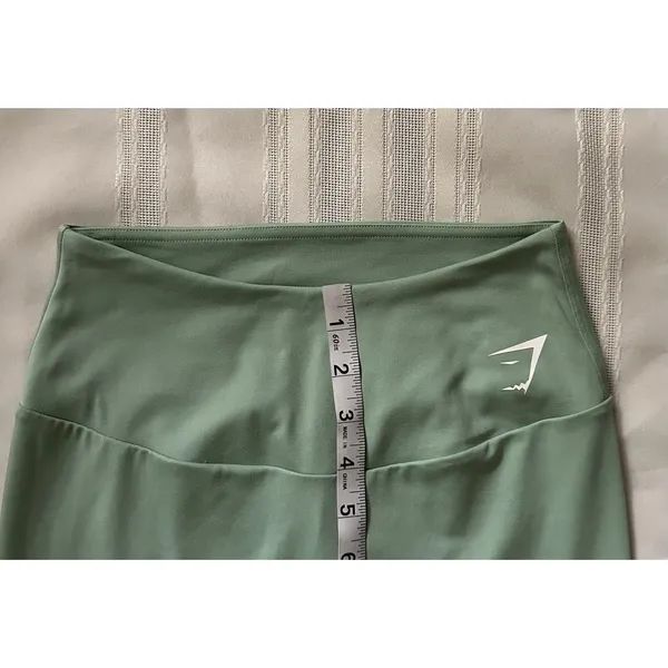 Gymshark Training 7/8 Leggings - Alpine Green - Size M - Image 9
