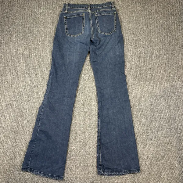 BlankNYC Womens Flare Leg Jeans Size 27‎ Dark Denim Mid Rise Bell Bottoms - Image 3