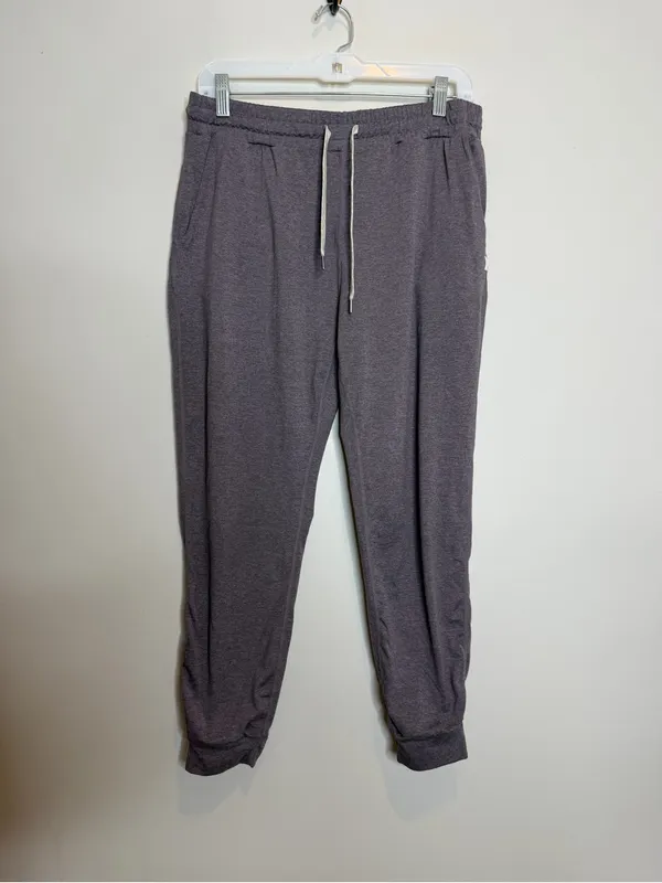 Vuori DreamKnit Performance Joggers Womens M Heathered Purple Gray Athletic - Image 2