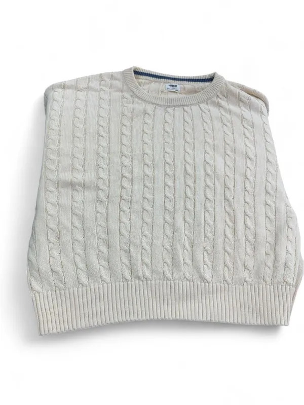 Cotton On Cream Cable Knit Sweater Size Small - Image 4