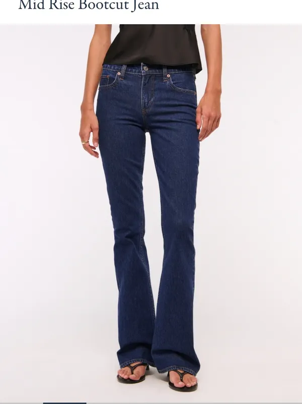 Abercrombie Mid-Rise Bootcut Jeans - Image 4