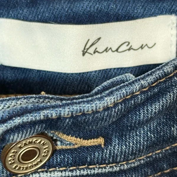 KanCan Button Fly Stylish Blue Women's Jeans, 13 Size 30 - Image 2