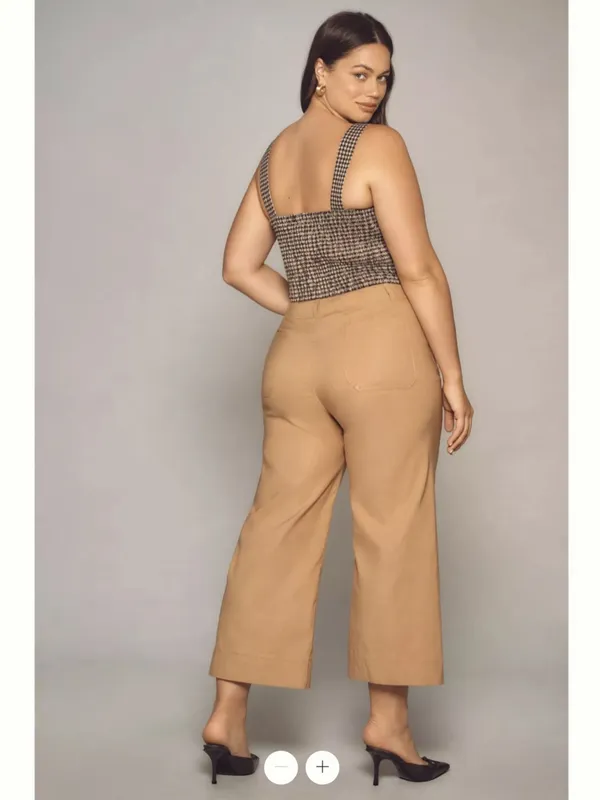 Anthropologie Maeve The Colette Cropped Wide-Leg Trousers - Image 7