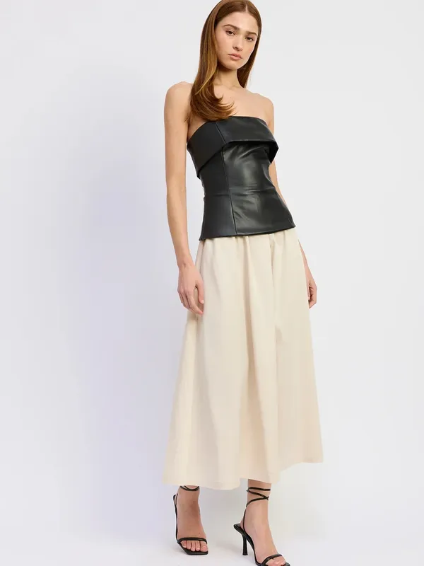 Mixed media dress by en saison - Image 5
