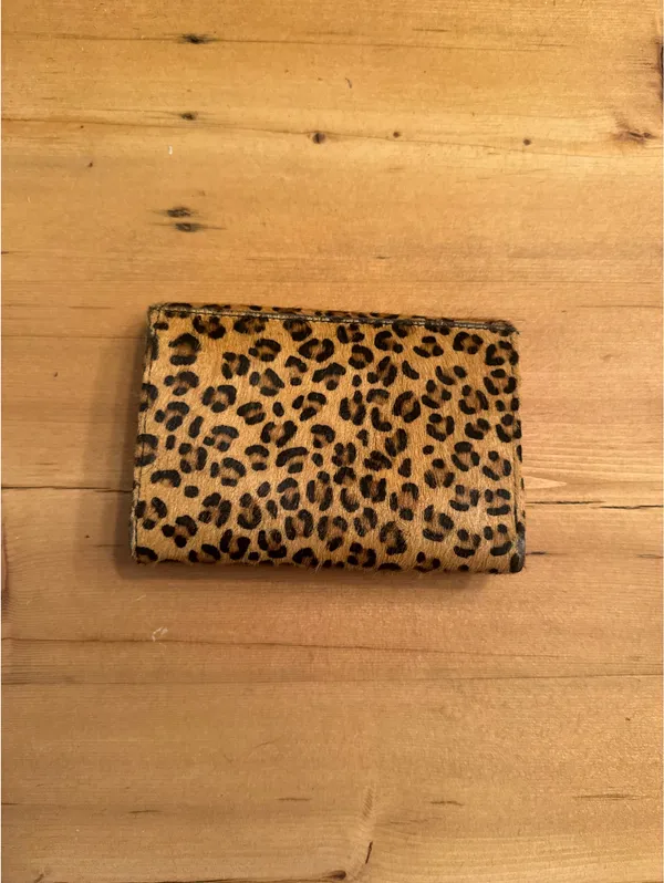 Cheetah Print Wallet Brown - Image 4