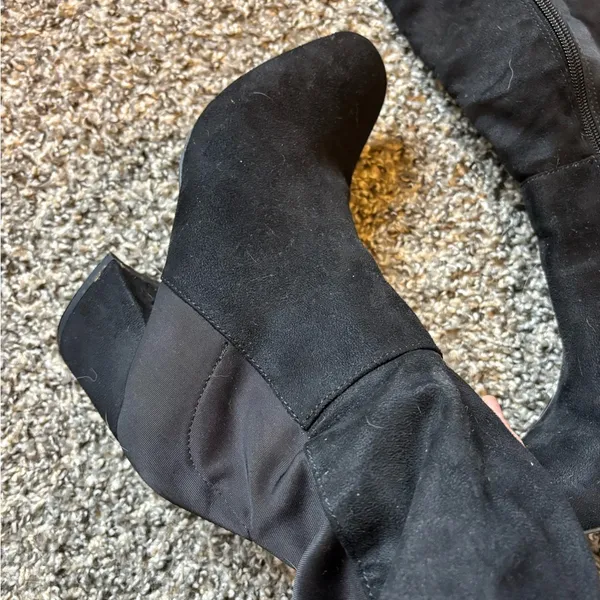 SHEIN Black Over the Knee Boots - Image 5
