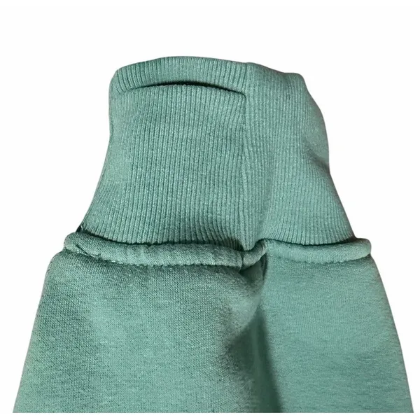 Athleta Forever Fleece Full Zip Cropped Hoodie Turquoise Women's Size Medium - Image 7