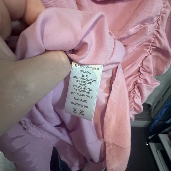 ASTR Women's Lavender Pink Aiko Ruched Mini Dress Size Large - Image 11