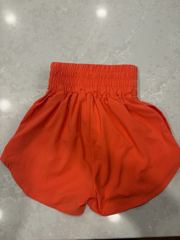 Nike High Wasted Running Shorts in Coral - Image 2