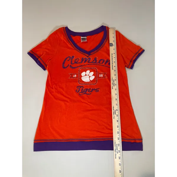 Creative Apparel NCAA Teamwear Clemson Tigers Top Women Size L - Image 4