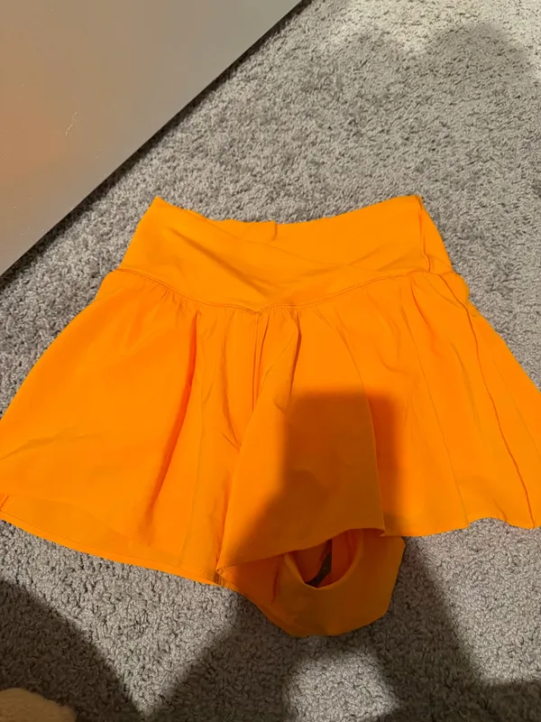 Aerie Orange Crossover Shorts - Image 5