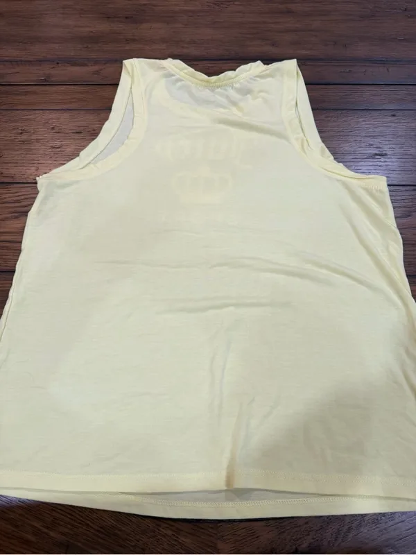 Juicy Couture Yellow Tank with Pink Logo Trim - Image 6