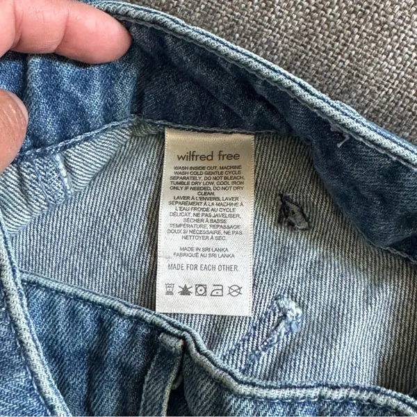 Aritza Wilfred Free Adrift Ocean Medium Blue Women Jeans Sz 8 - Image 12