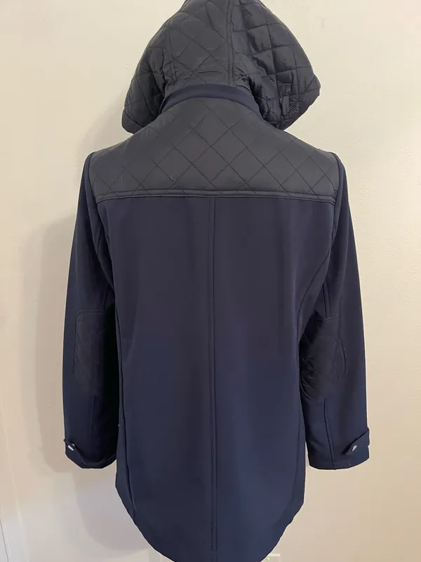 Ralph Lauren Navy Quilted Utility Jacket. Size M - Image 9