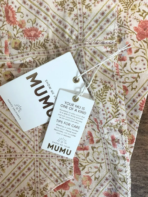Show Me Your Mumu Belmont Pull On Trousers Paisley L NWT - Image 5