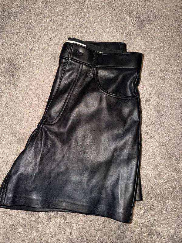Abercrombie Leather Shorts - Image 3