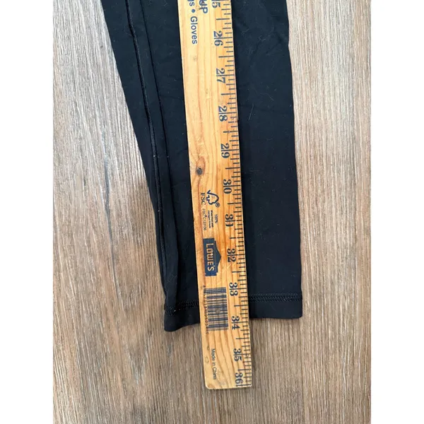 OFFLINE by Aerie Real Me Xtra 7/8 Leggings Black Crossover Twist Front Large L - Image 4