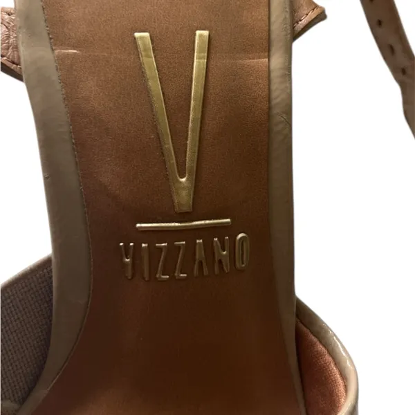Vizzano Women's Elegant Nude Heels Tan Size 8 - Image 2