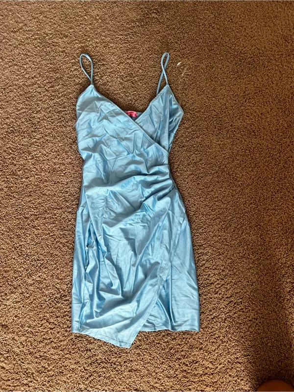 Blue Bodycon Dress - Image 3