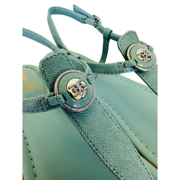 Woman's Sandals Sam Edelman Gigi‎ Signet Tide Blue Size 7.5M NWB Light Weight - Image 7