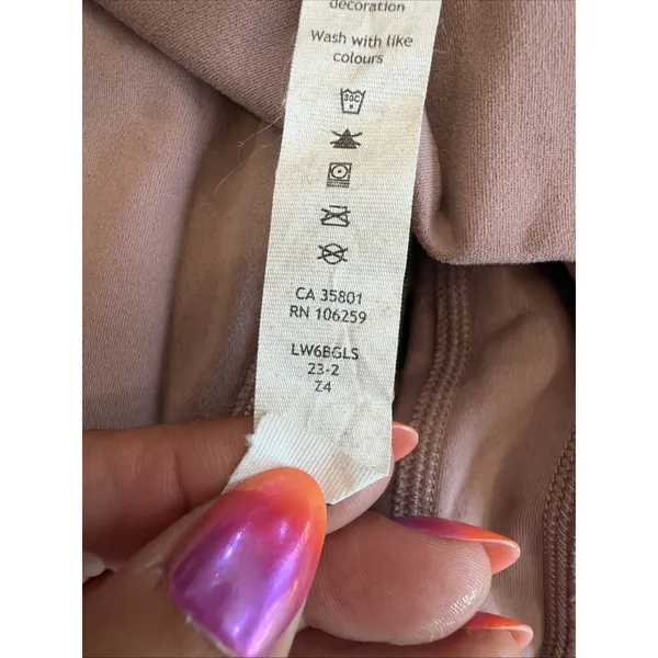 Lululemon Align High Rise Crop 23" Size 4 Dusty Mauve LW6BGLS Yoga Leggings - Image 8