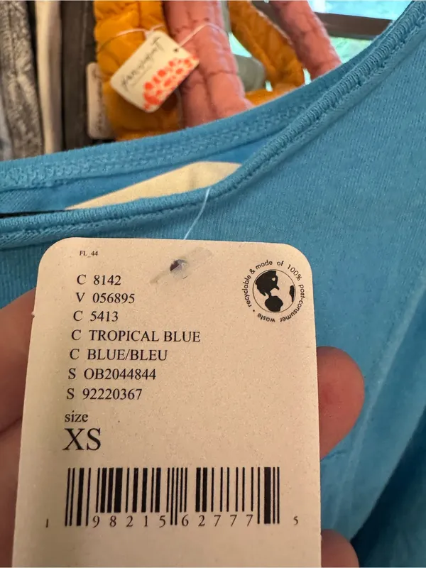 NWT Free People Free-est Mona Romper - tropical blue - XS - Image 9
