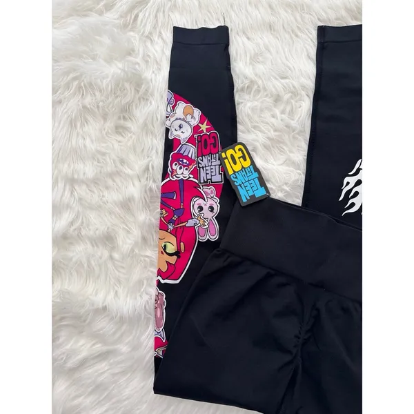 Civil Regime Teen Titans Go Starfire Kelly Seamless Leggings Size Medium - Image 7