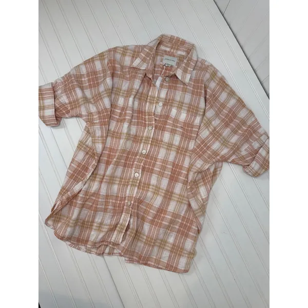 NWT Aerie Graphic Tee & American Eagle Oversized Beach Shirt Bundle OF 2 Size XS - Image 5