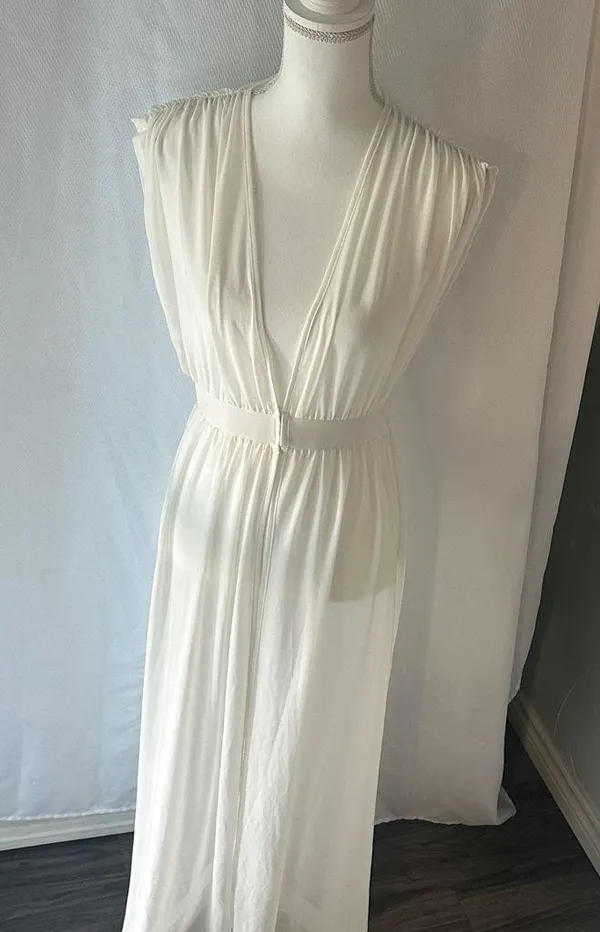 Forever 21 Soft Cream Women's Robe - Image 8