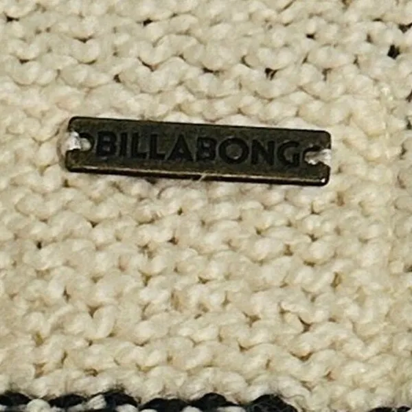 Billabong Sweater Sz S‎ Seeing Double Striped Boxy Comfy Lagenlook Earthy - Image 4