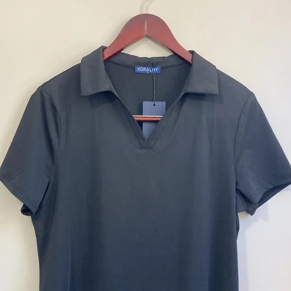 Koralhy Women’s Short Sleeve Golf Shirt Size L - Image 2