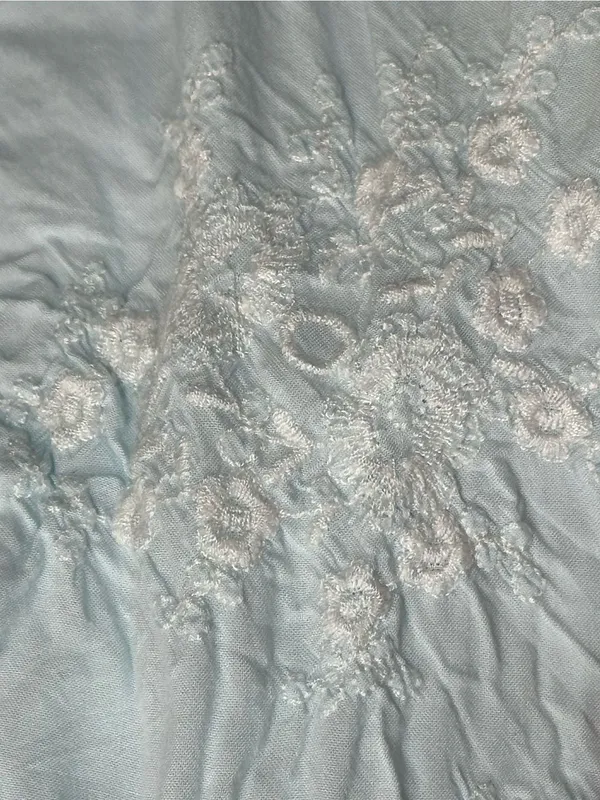 In Bloom by Jonquil Blue Embroidered Boho Camisole Tank Top XS - Image 5