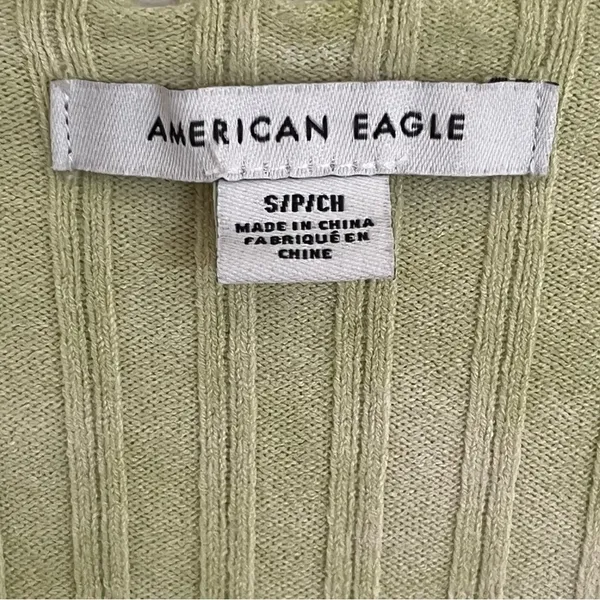Women's Juniors American Eagle Tie Front Tie Dye Long Sleeve Top Size‎ Small - Image 5