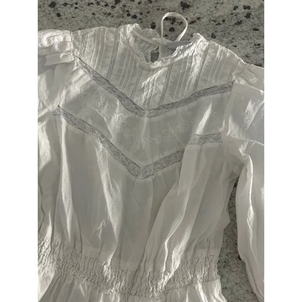 LoveShackFancy x Target white dress sz XS - Image 2