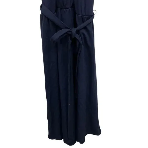 Ann Taylor Halter Midi Dress Keyhole Neckline Navy Small NEW #734 - Image 7