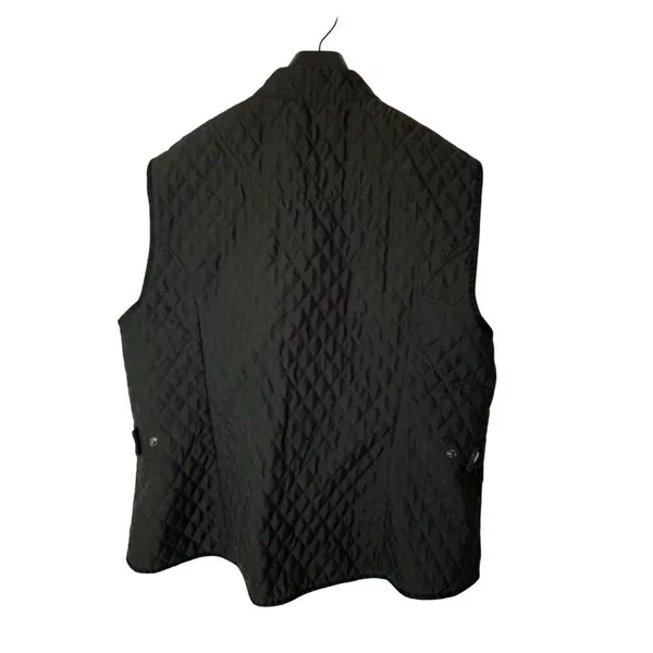 Barbour Lightweight Quilt Gilet Vest black women's size 14 - Image 2
