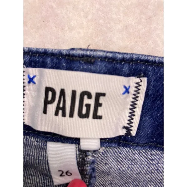 Paige Wide Leg Jeans‎ Women 26 Blue High Rise Trouser Denim - Image 2