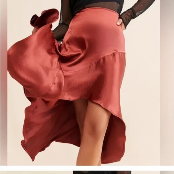 Sunrise Asymmetrical Skirt | Free People. Size 10 - Image 2