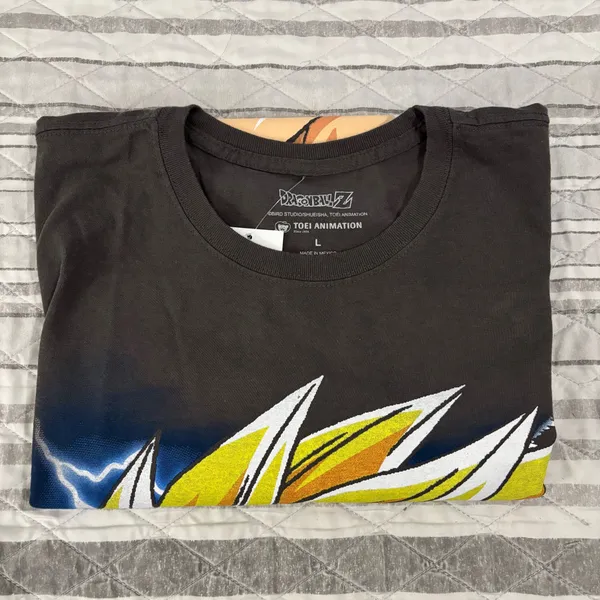 Toei Animation Dragon Ball Z Vegeta Large Graphic T-Shirt - Image 9
