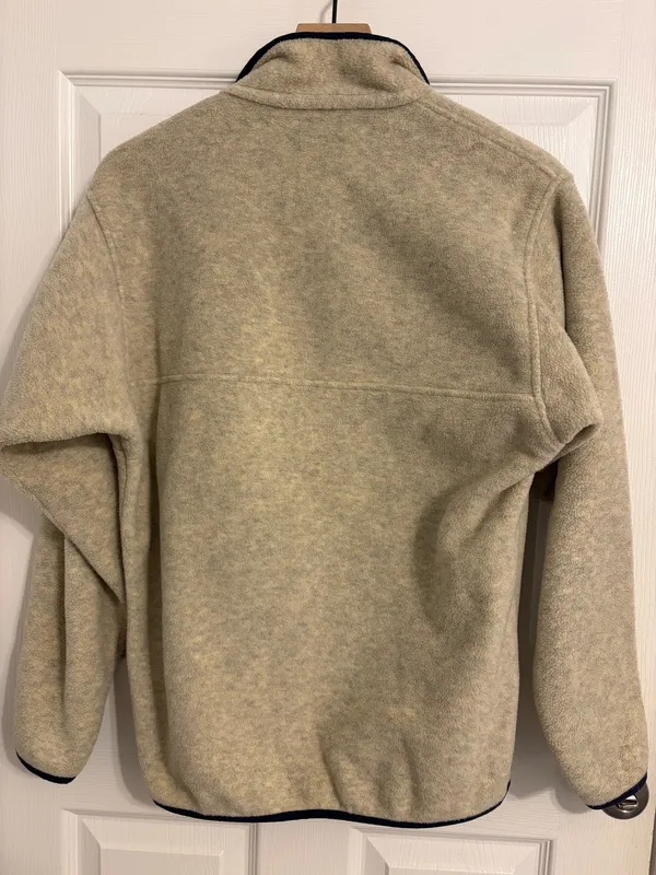 Patagonia Lightweight Fleece Synchilla Snap-T Oatmeal - Image 5