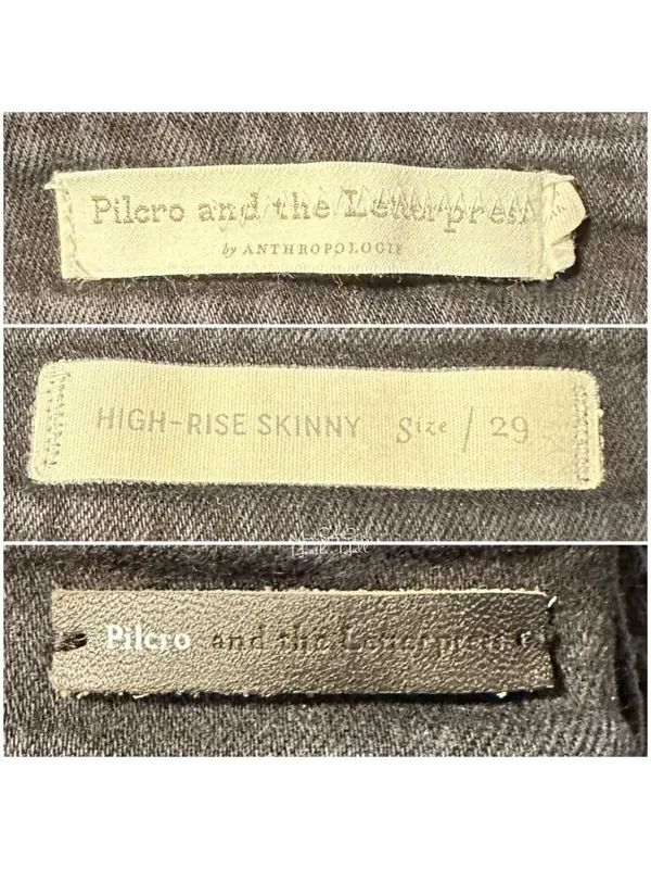 Pilcro Black High Rise Skinny Jeans Size 29 - Image 5