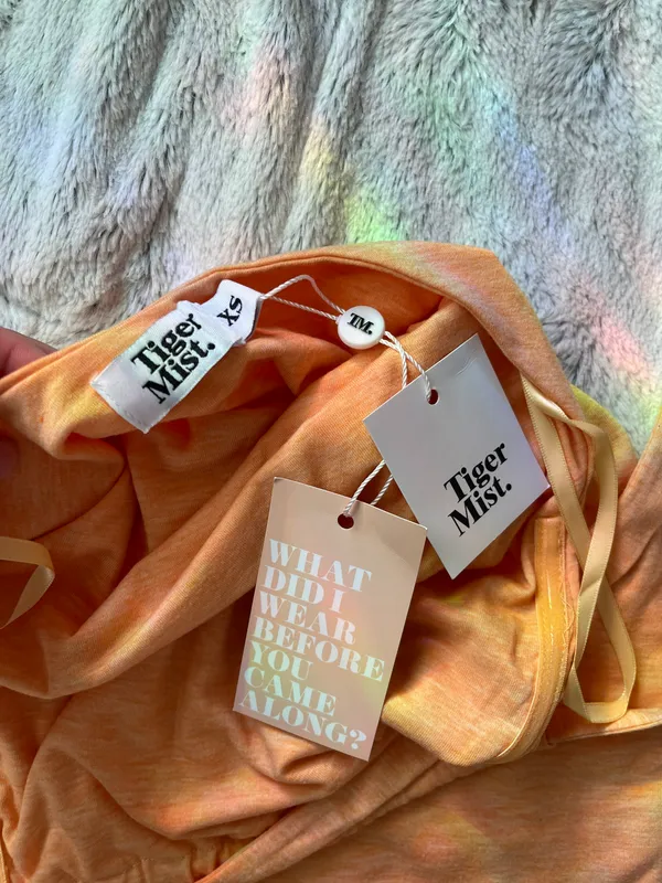 Tiger Mist NWT dillon dress orange - Image 6