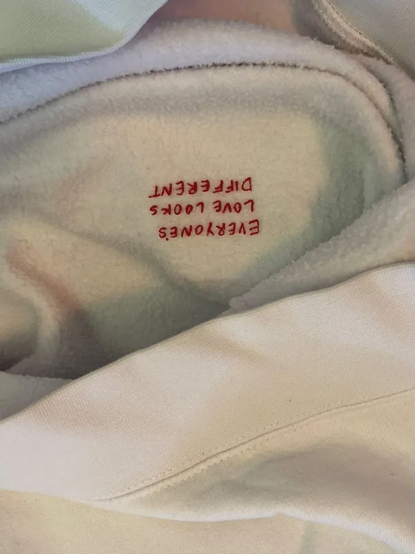 We're Not Really Strangers White Hoodie - Image 3