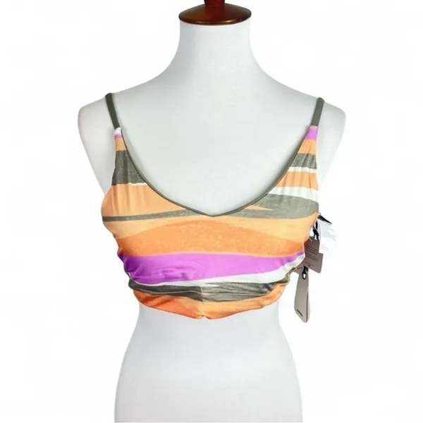 Prana NWT Willow Falls Reversible Bikini Top in Waves Size Medium - Image 3