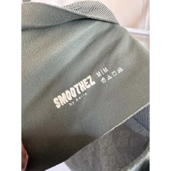Aerie Smoothiez green wireless bra size medium - Image 7