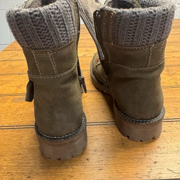 Bos. & Co. Side Zip Boots Women's 37‎ US 7.5 Outdoor Suede Leather Colony - Image 10