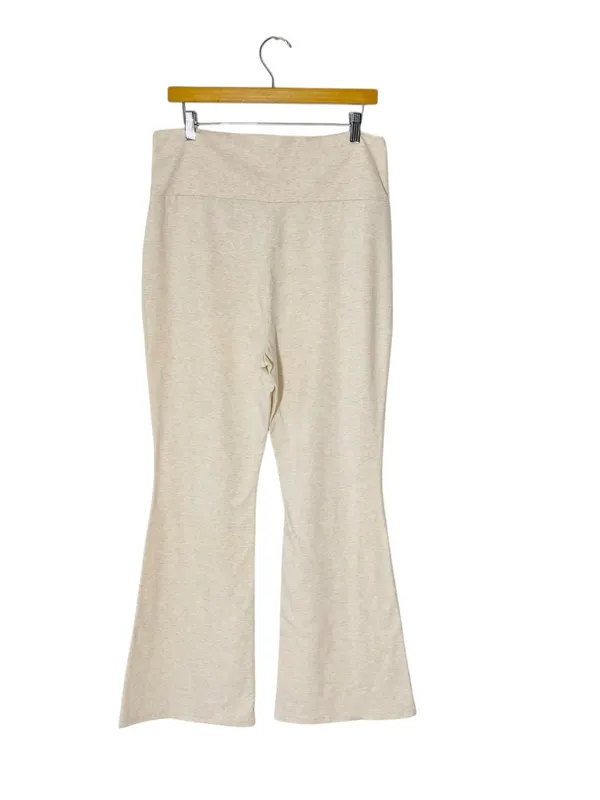 NEW BETTER TOGETHER Beige Flare Yoga Pants Size XL - Image 4