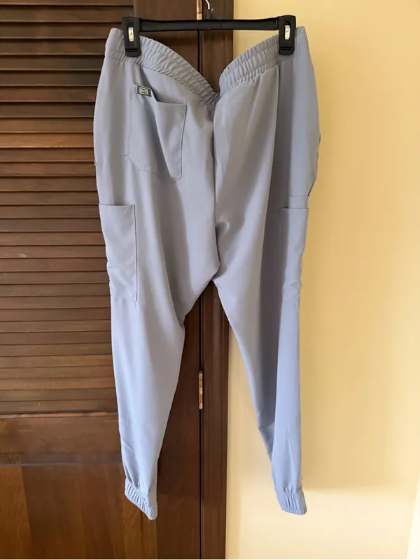 Medline Gray Jogger Scrub Pants Size L - Image 2