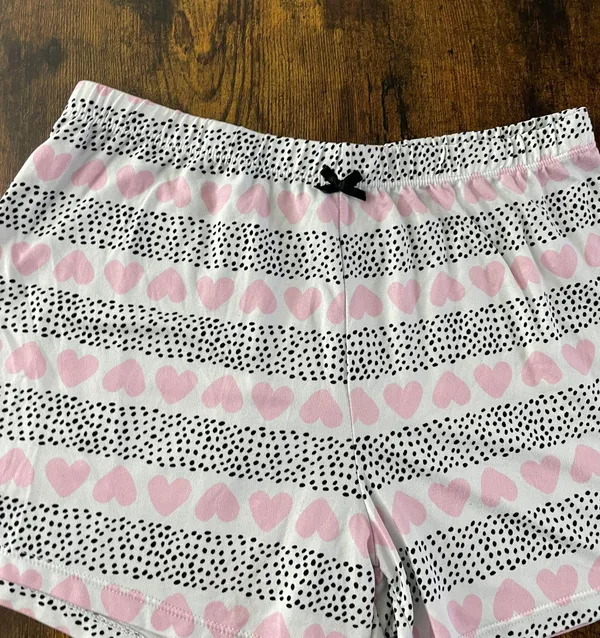 Cynthia Rowley Pajama Shorts Hearts Polka dot - Image 2
